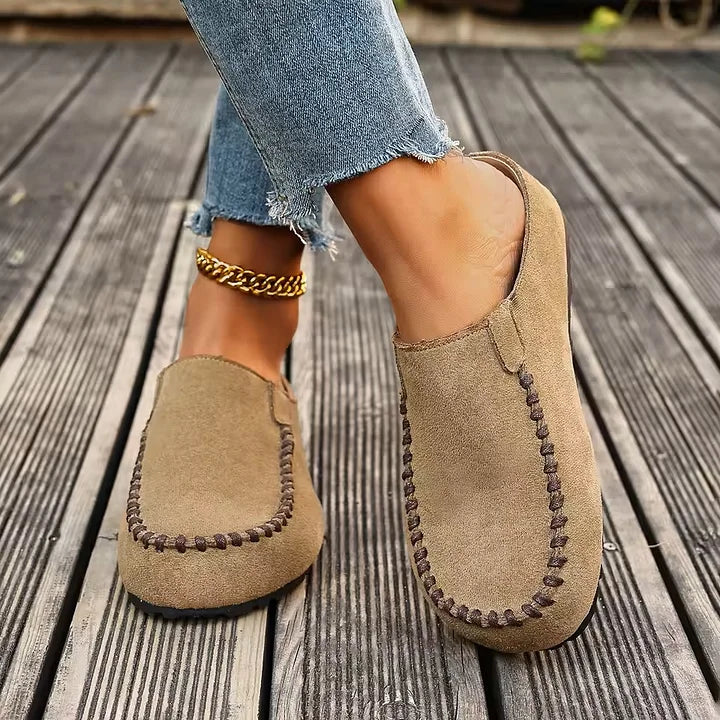 Lidja - Vintage Leather Mules