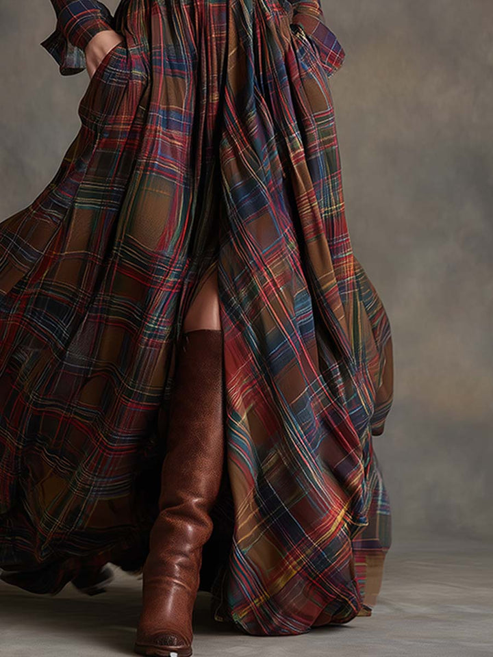 Hadasa - Maxi Dress With Waist Belt