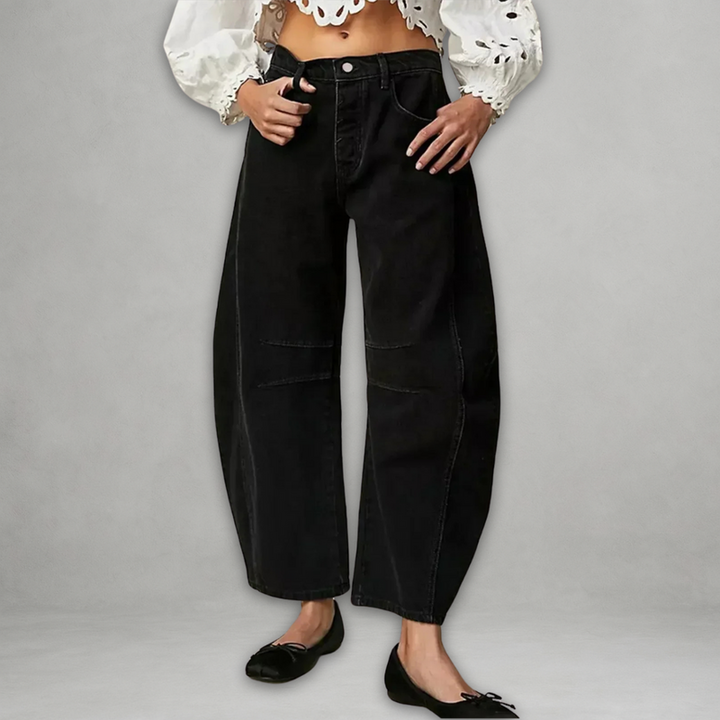 Entela - Casual Loose Jean with Pocket