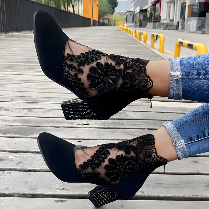 Elizaveta - Orthopedic Floral Pattern Shoes