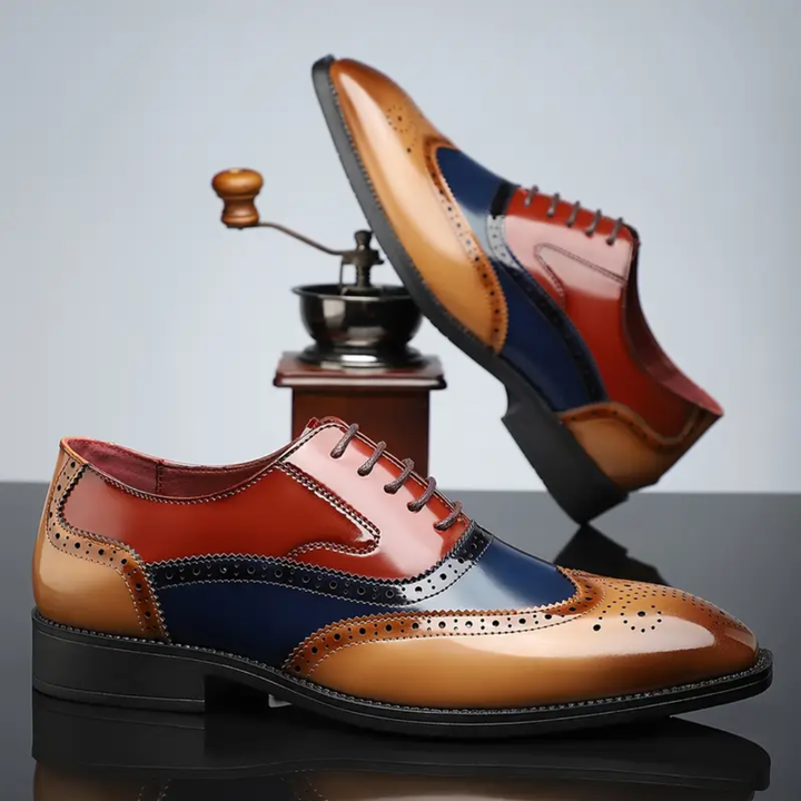 Shimon - Leather Oxford Shoes