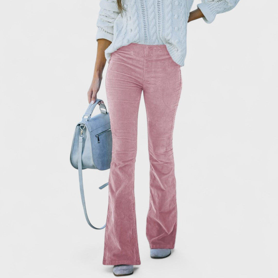 Arava - Corduroy Flared Trousers