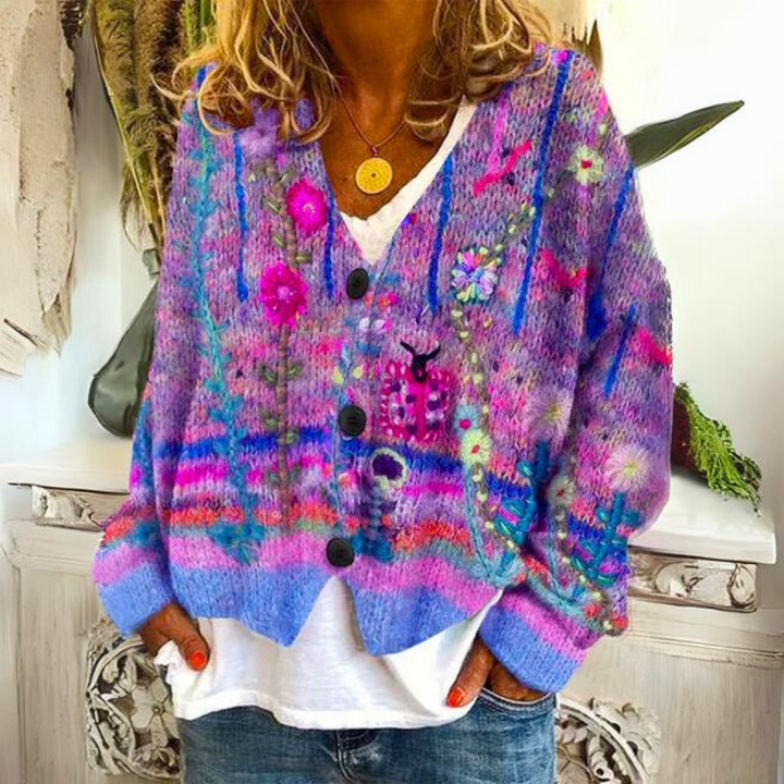 Ida - Cozy And Colorful Knitted Sweater
