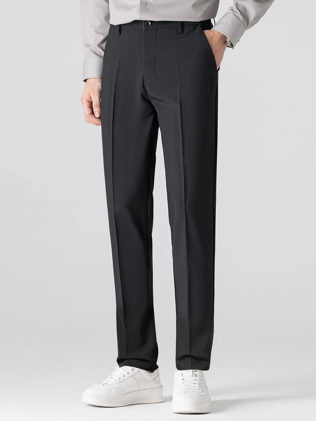 Henson - Geometric Jacquard Knit Polo Shirt & Slim-Fit Pants