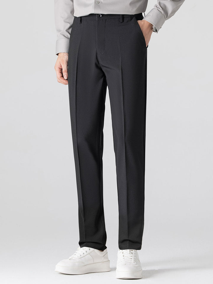 Henson - Geometric Jacquard Knit Polo Shirt & Slim-Fit Pants