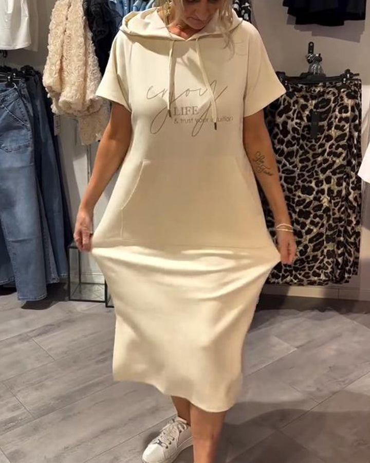 Nadia - Elegant Dress With Hood