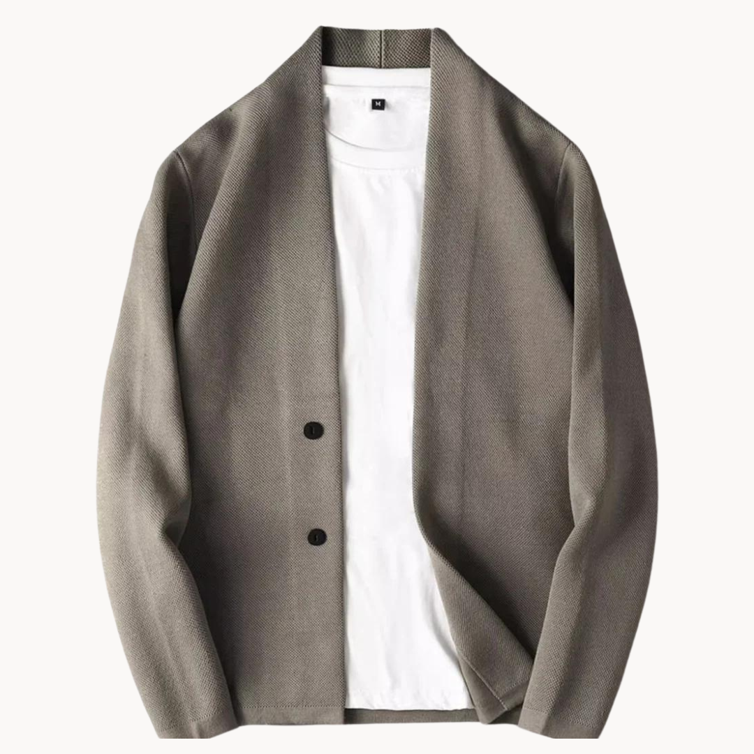 Aureliano - Casual Knitted Wool Cardigan
