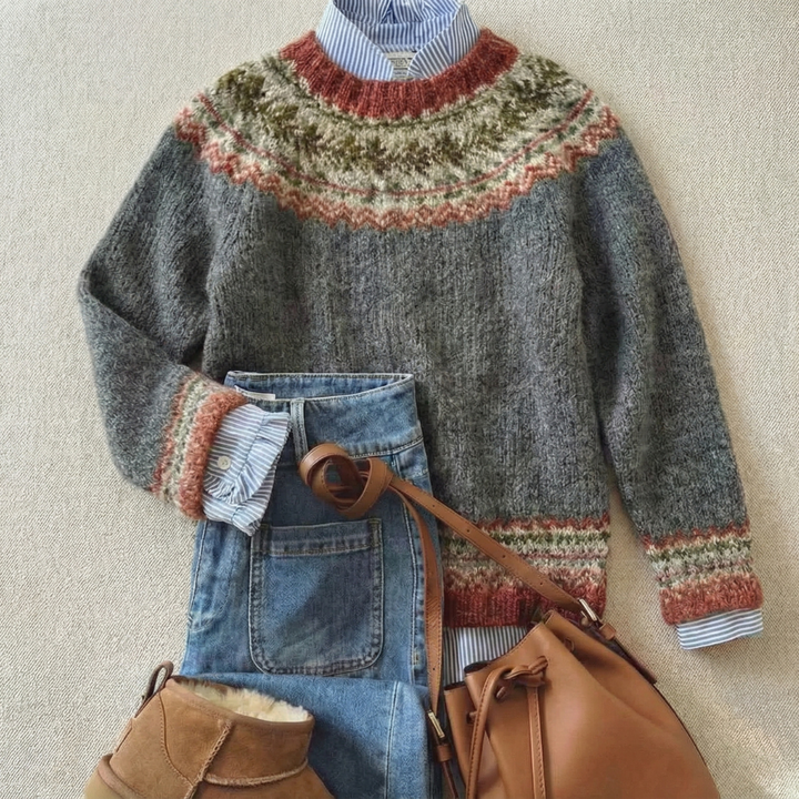 Ulalia - Stylish Nordic Sweater