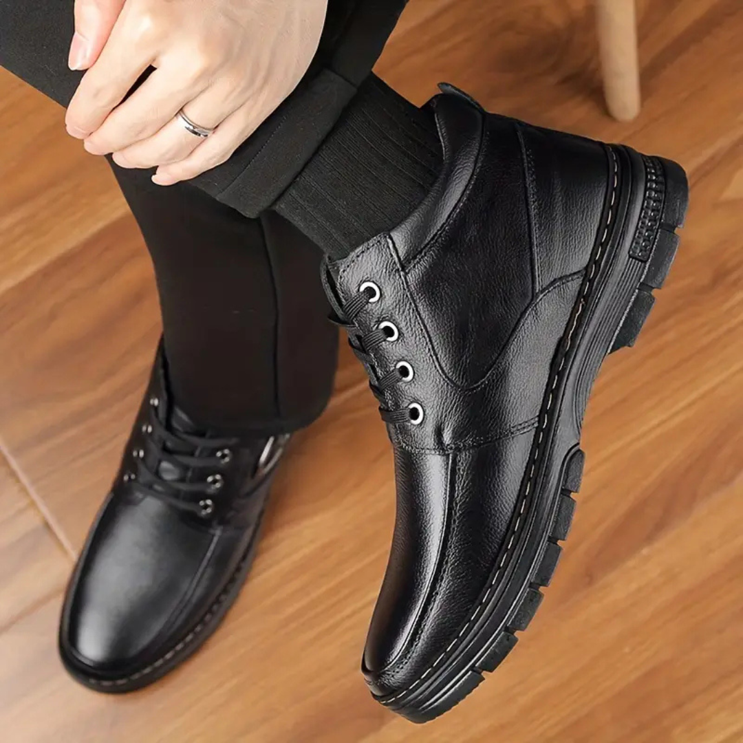 Amarjit - Fleece Lined Leather Boots
