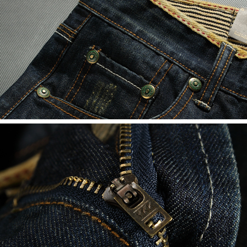 Eleena - Ridge Distressed Denim Shorts