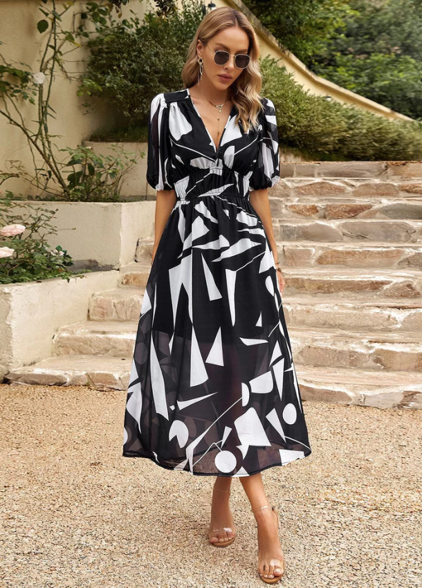 Josette - Floral Midi Dress
