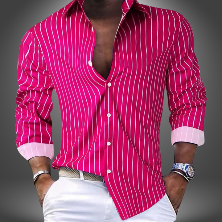 Asensio - Stylish Long Sleeve Shirt