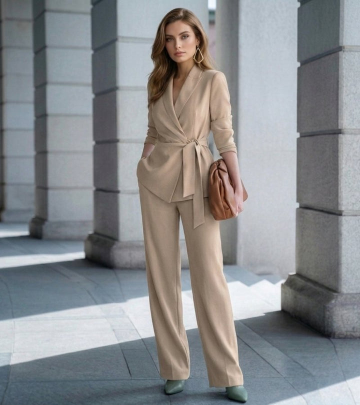 Asya - Elegant Casual Two-Piece Suit