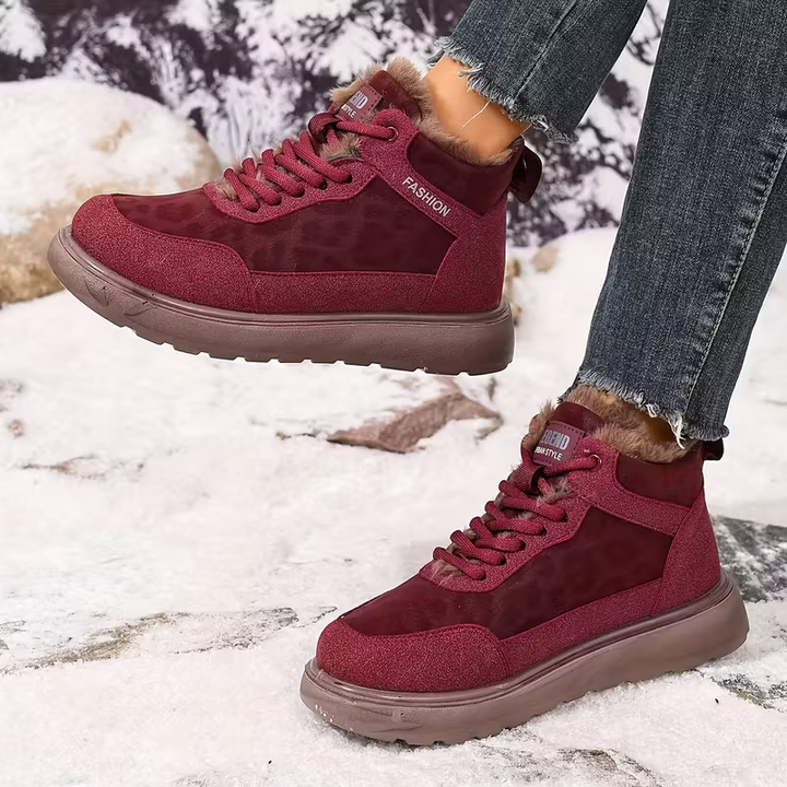 Elizia - Lace-Up Ankle Shoes with Thick Sole
