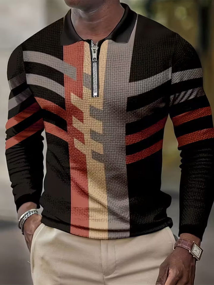 Thomson - Long Sleeve Shirt With Half Zipper