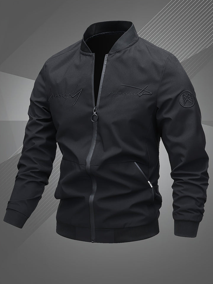 Hammond - Casual Long Sleeve Bomber Jacket