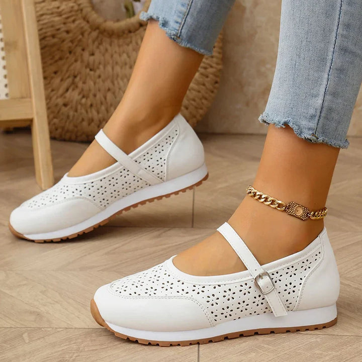 Jewell - Breathable Orthopedic Leather Shoes