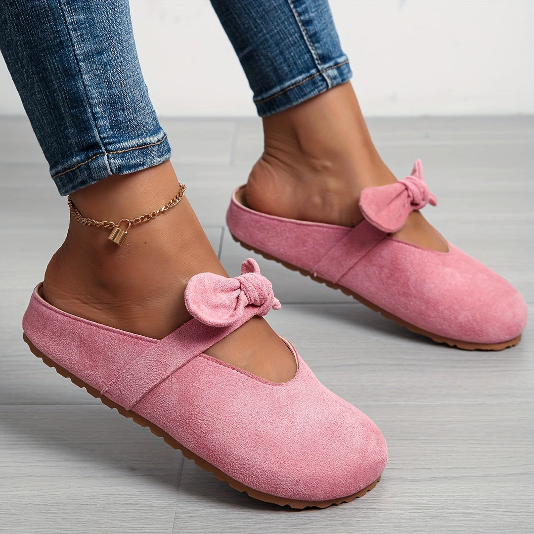 Minaya - Bow Strap Mule Clogs