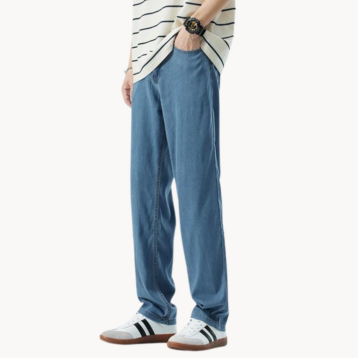 Teofilo - Stylish Wide Leg Pant