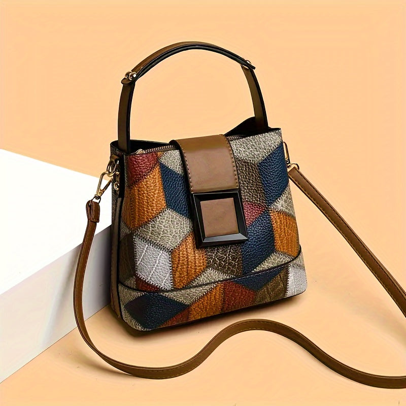 Maelisina - Elegant Bucket Bag With Adjustable Shoulder Strap