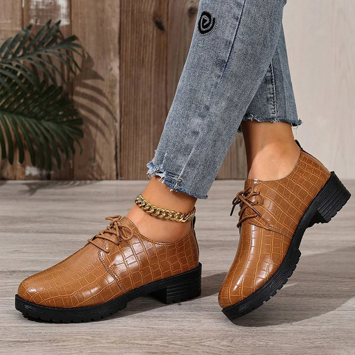 Niyra – Chunky Sole Lace-Up Derby Shoes