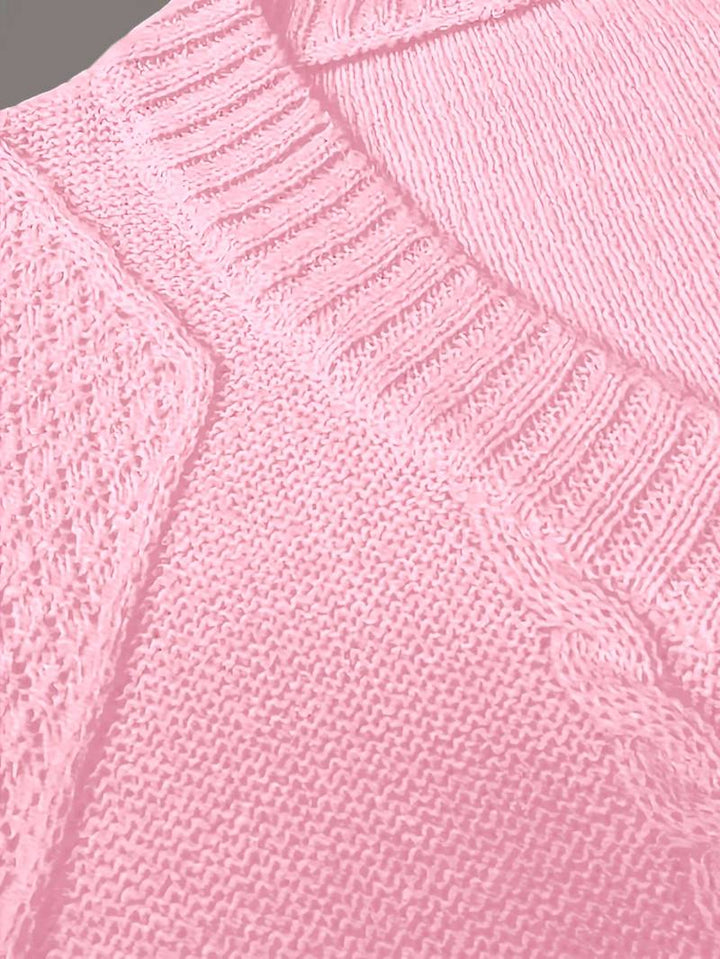 Tzvia - Casual V-Neck Knitted Sweater