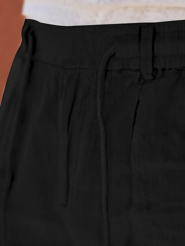 Nichols - Linen Loose Fit Drawstring Pant