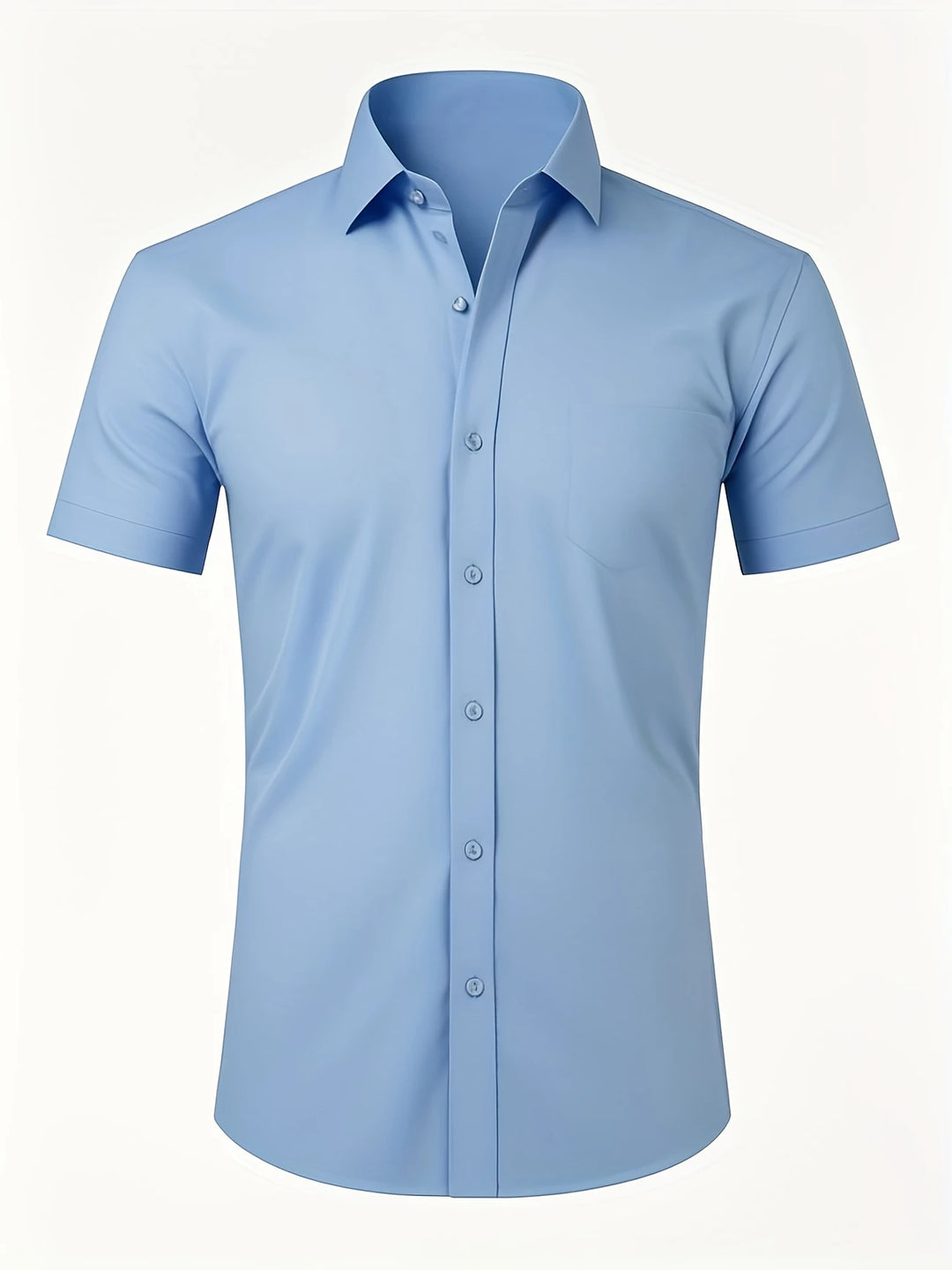 Ezra - Elegant Slim Fit Shirt With Button