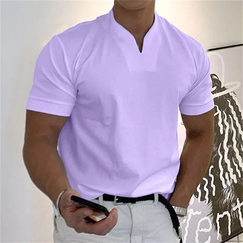 Neven - Short Sleeve T-Shirt V Neck