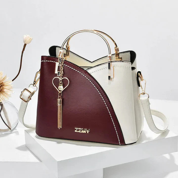 Orianna - Modern Two-Tone Signature Handbag