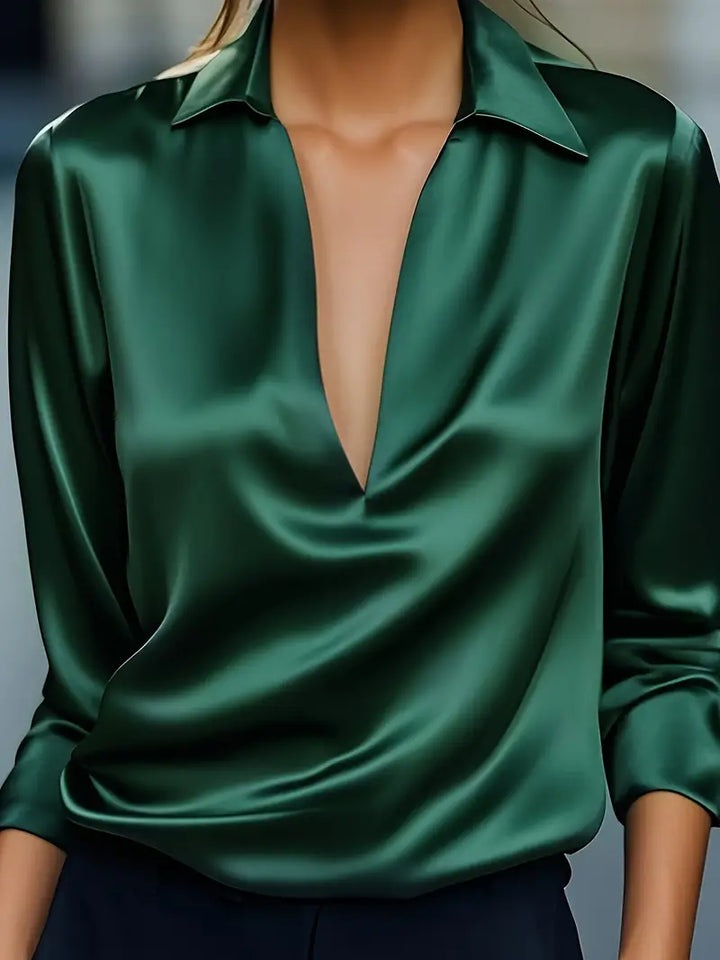 Lianyandra - Premium V-Neck Blouse