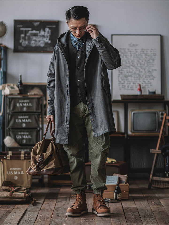 Engelbert - Fishtail Hooded Parka Windproof Jacket
