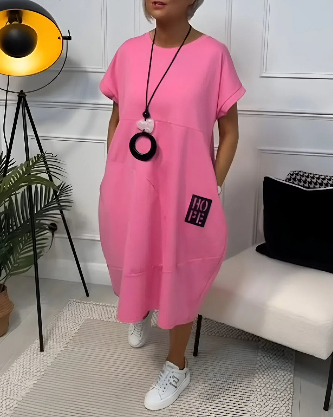 Jocelyn - Casual Comfort Dress With Pocket
