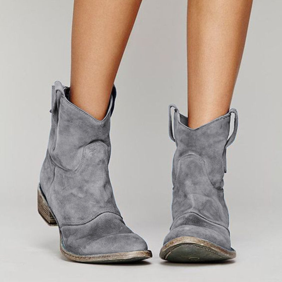 Noyara - Elegant Suede Ankle Boots