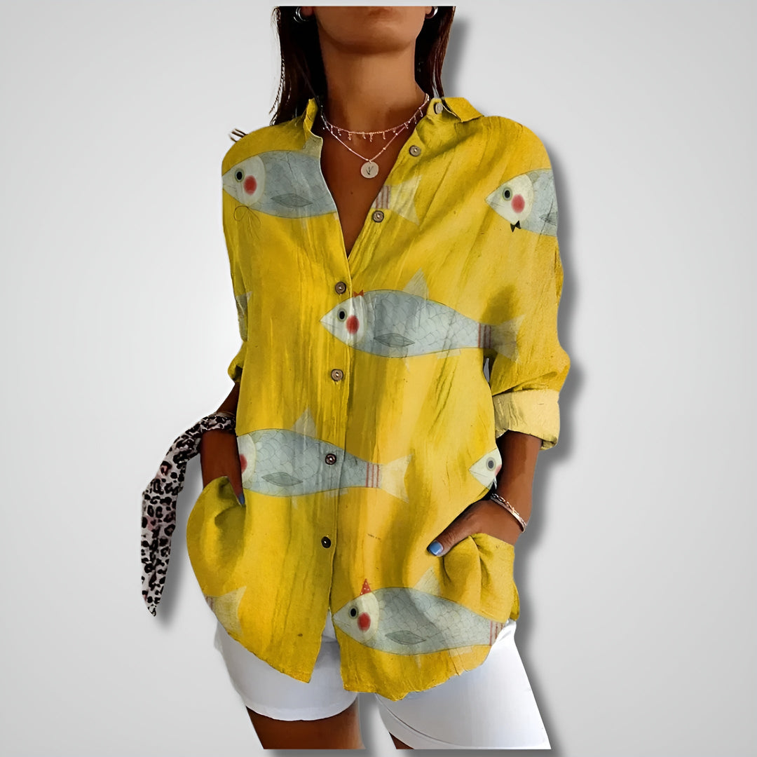 Shalom - Stylish Long Sleeve Blouse