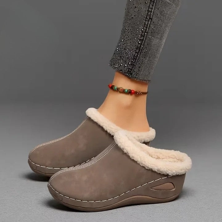 Martinez - Faux Fur Lined Slip-On Shoes