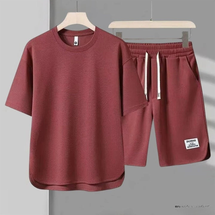 Garry - Casual Short Sleeve Two Piece Set