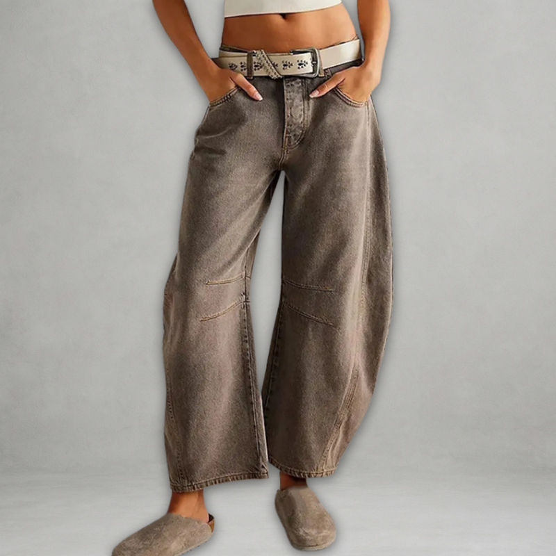 Entela - Casual Loose Jean with Pocket