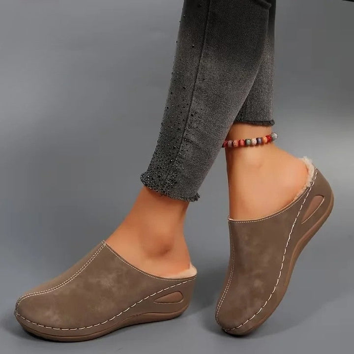 Lirona - Cozy Slip-on Loafers With Fleece Lining