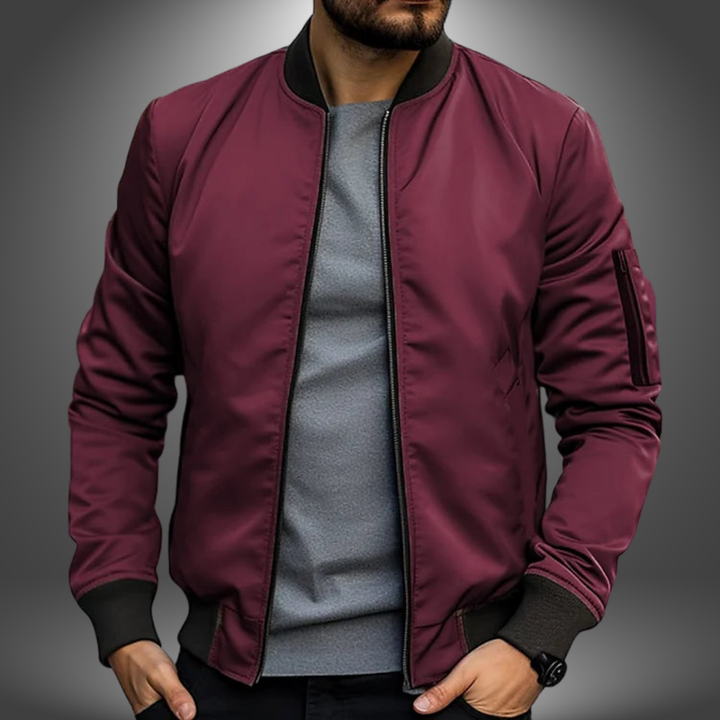 Jeffri - Elegant Bomber Jacket