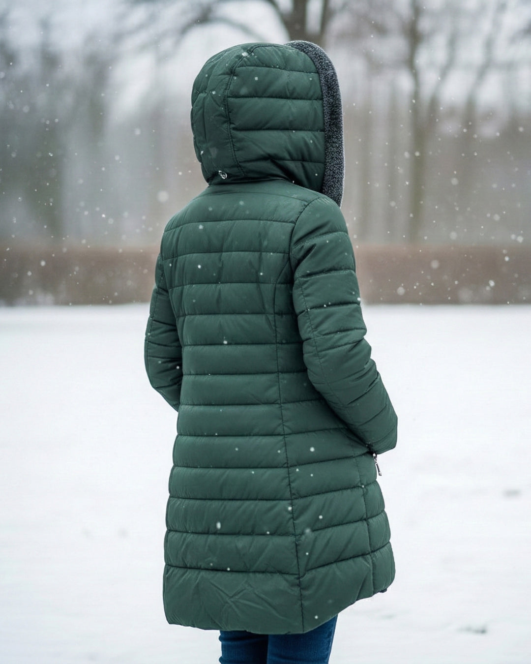 Oksiana - Fleece Lined Puffer Coat