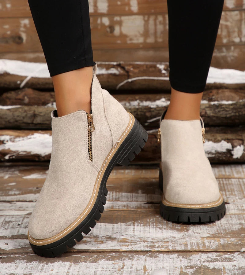 Miladie - Orthopedic Side Zipper Boot