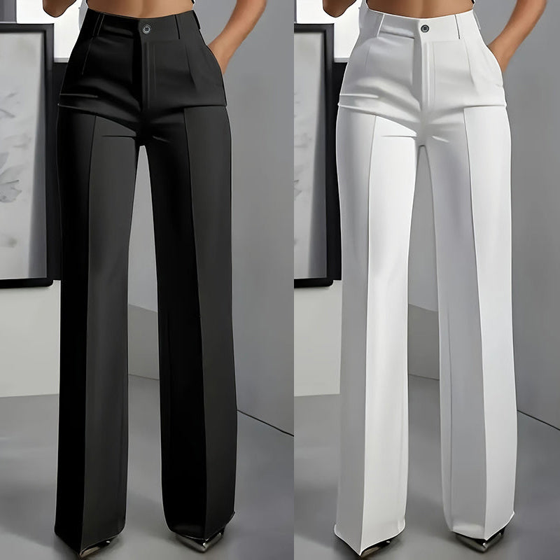 Linaya - High Waisted Suit Trousers