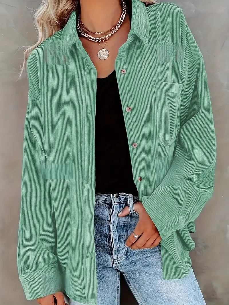 Irmela - Long Sleeve Button Shirt
