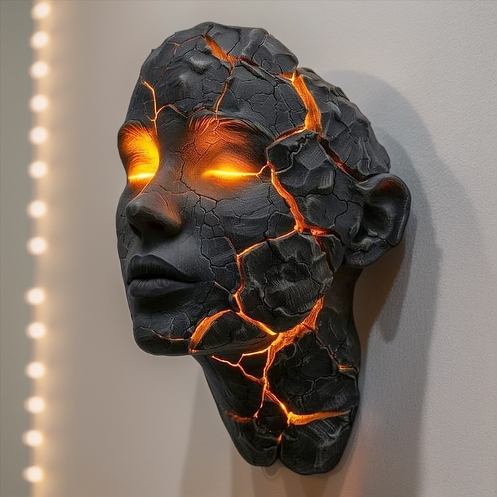 CrackGlow -  Cracked Soul Wall Lamp