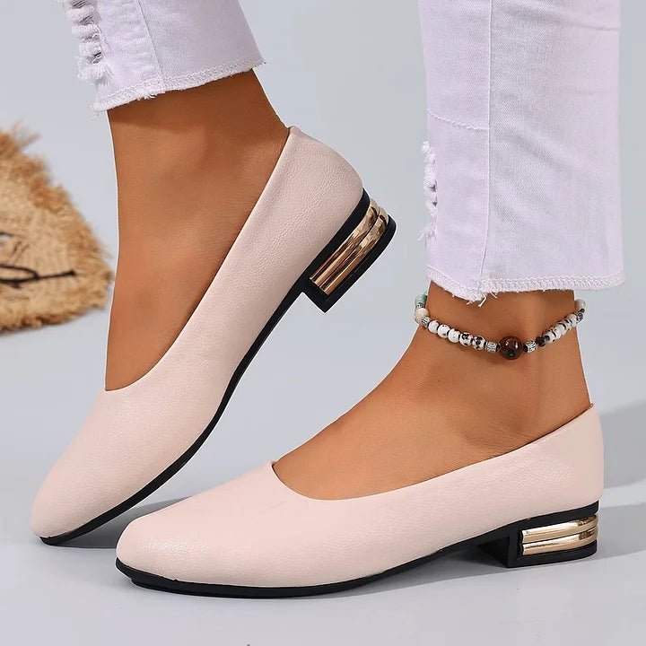 Oskana - Leather Comfy Flat Loafers