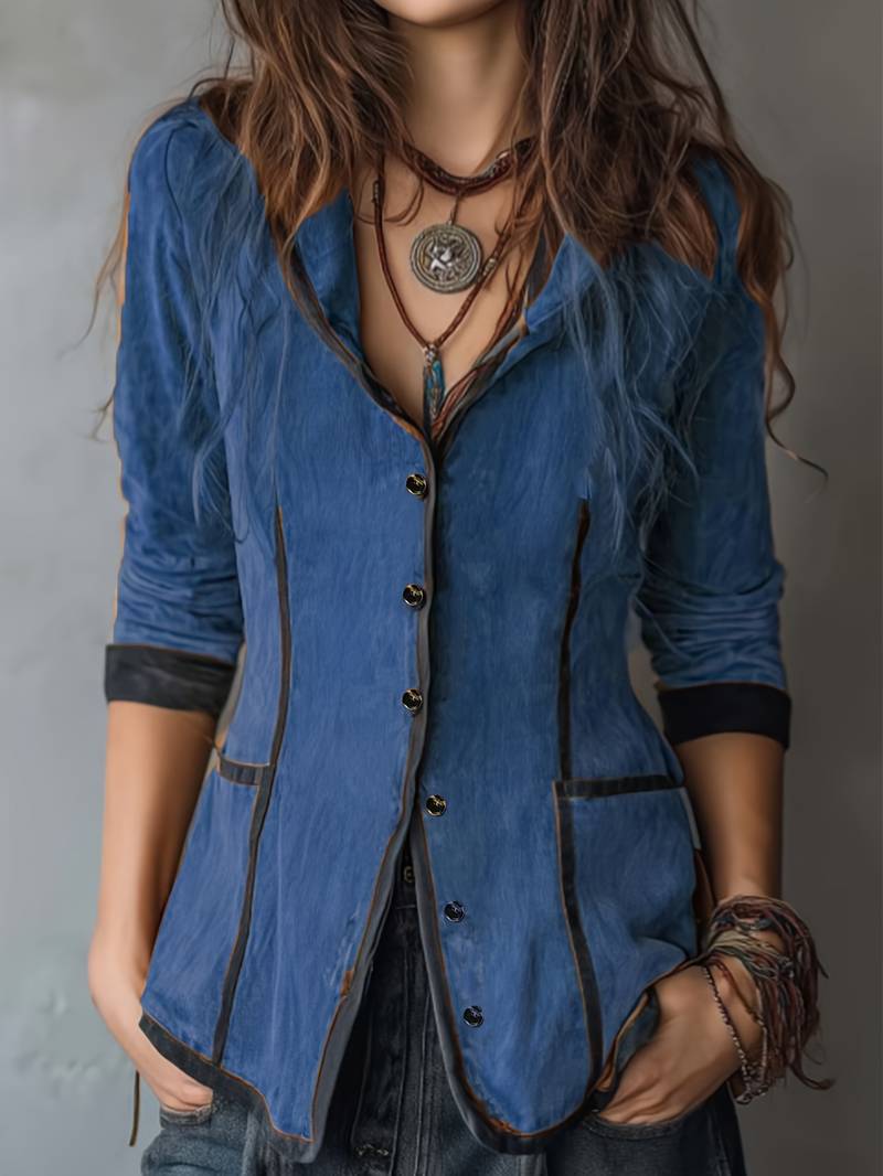 Yaara - Vintage Hooded Jacket With Long Sleeve