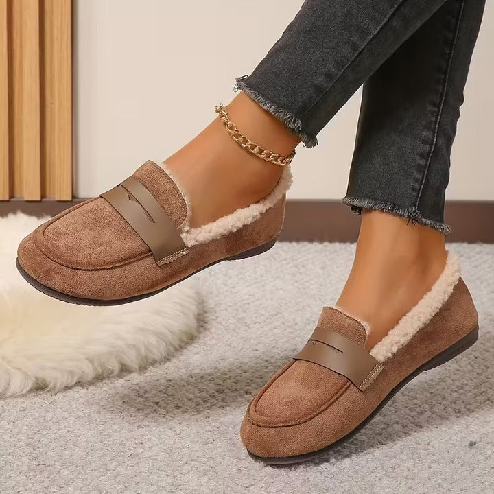 Deren - Non Slip Fleece Lined Loafers