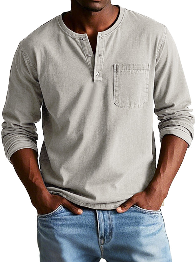 Neil - Vintage Long Sleeve Shirt