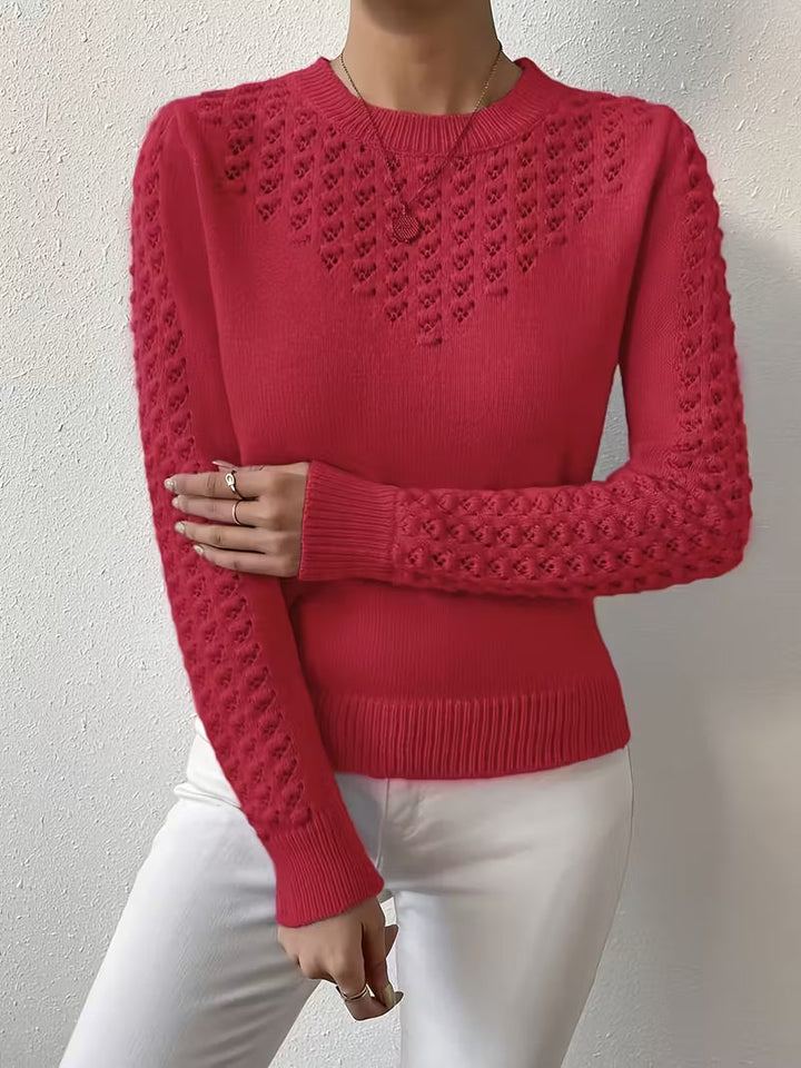 Shannen - Long Sleeve Knitted Sweater